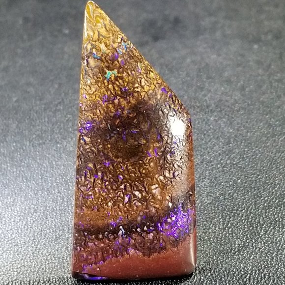 Australian Koroit Opal * 35.53 x 16.10 x 4.17mm * Purple boulder opal * LKO242TB - Picture 12 of 15